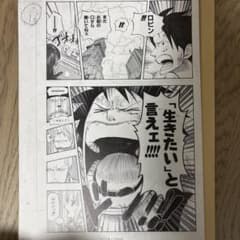 ONE PIECE 2億冊突破記念キャンペーン ビブルの秘宝 名シーン複製原画