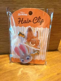 ズートピア ニック ジュディ ぷっくりヘアクリップ ⭐︎最安値⭐︎のサムネイル