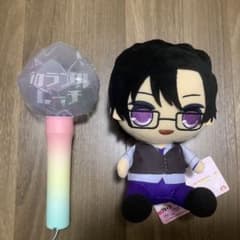 화려한 복숭아 펜라이트 봉제 인형 모후