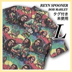 Reyn Spooner BOB MARLEY アロハシャツ　ボブマーリー L Reyn Spooner BOB MARLEY アロハシャツ ボブマーリー L - メルカリ