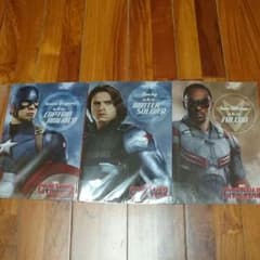 【値下げ】MARVEL シビル・ウォー 劇場販売限定ミニクリアファイル3点セットのサムネイル