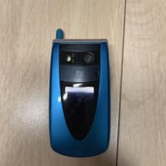 au A5504T 東芝 Bluetooth ガラケー ブルー 動作未確認のサムネイル