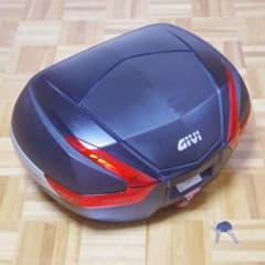 GIVI! 내구성이 높은 이중 구조 쉘 모노 키 케이스 47L 키 2 개 포함 즉 발송