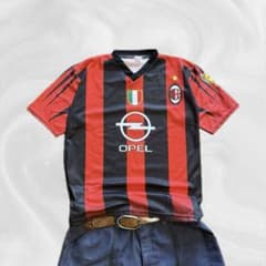 ウェア y2k 90s AC Milan NESTA soccer shirt M y2k 90s AC Milan NESTA soccer shirt M - メルカリ