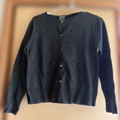 ZARA KNITWEAR 薄めのコットン70％カーディガンのサムネイル