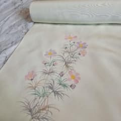 正絹 絵羽襦袢生地反物 コスモス文様 誕生花シリーズ - メルカリ