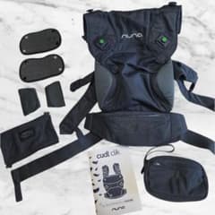 【美品】NUNA cudl clik 抱っこ紐 デニムのサムネイル