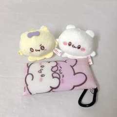 らぶいーず ちびマスコット クリアマルチケース セット すもっぴ ぴょんちー