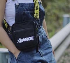FR2 XLARGEエクストララージ コラボ ショルダーバック カバン ブラック