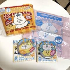 んぽちゃむ グッズ ハンドタオル 缶バッチ エコバッグ セットのサムネイル