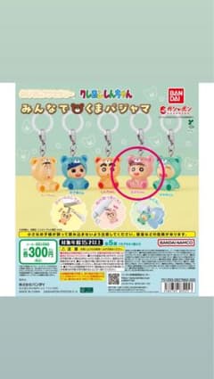 クレヨンしんちゃん めじるしアクセサリー みんなでくまパジャマ ねねちゃんのサムネイル