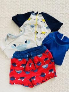 80サイズ水着４枚セットのサムネイル