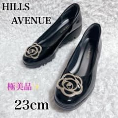 HILLS AVENUE カメリア　レザーパンプス　ウェーブソール　24cm HILLS AVENUE パンプス HILLS AVENUE カメリア レザーパンプス