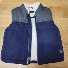 GAP ベビーベスト 18-24ヶ月 ネイビー/グレーのサムネイル
