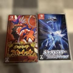 ポケットモンスター スカーレット　ダイヤモンド　美品セットのサムネイル