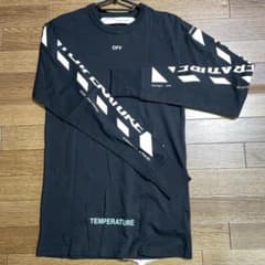 OFF-WHITE ロンT 黒 ブラック xsのサムネイル