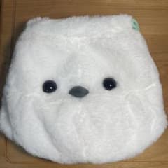 【未使用】ふくふくシマエナガ 巾着ポーチのサムネイル