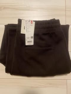 UNIQLO ユニクロ C ワイドスウェットパンツ L ダークブラウンのサムネイル