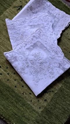 SWATOW スワトウ 刺繍 ハンカチ 花柄3枚