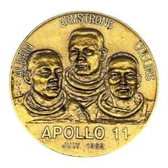 アポロ11号月面着陸記念メダル1969良品 - メルカリ