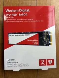 WD Red SA500 2TB SATA SSD M.2 2280のサムネイル
