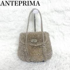 美品 アンテプリマ トートバッグ ワンショルダー バッグ ゴールド 