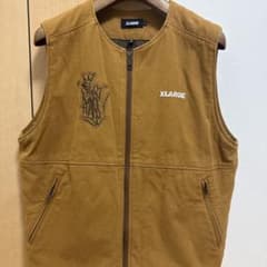 XLARGE SHIRT KING PHADE ベスト ブラウン Lのサムネイル