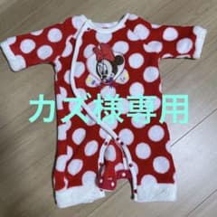 ミニー　もこもこロンパース　50-60 女の子のサムネイル