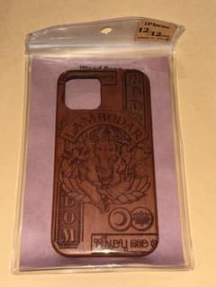 iPhone12 スマホケース　カバー　ガネーシャ　神様　ヒンドゥー教のサムネイル