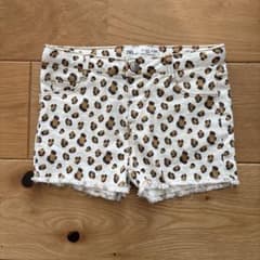【美品】ZARA BABY＊ヒョウ柄ハーフパンツ 100cmのサムネイル