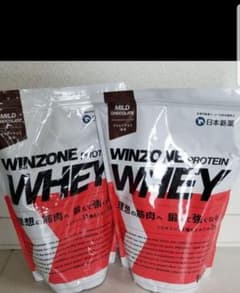 WINZONE PROTEIN WHEY マイルドチョコ, 1kg×2セットのサムネイル