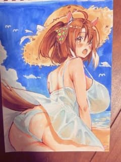ウマ娘 ダンツフレーム手描き原画 イラストのサムネイル