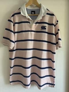 ☆美品☆canterbury ストライプ ラガーシャツ【中古・4L） - メルカリ