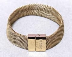 GUCCI グッチ ゴールドカラー メッシュ ブレスレット 43296 - メルカリ