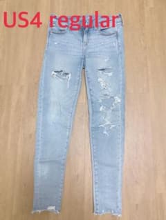 American Eagle ダメージデニム　ストレッチのサムネイル