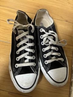 CONVERSE ALL STAR ブラック ローカット スニーカーのサムネイル