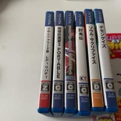 最終値下げ　PS VITA ソフト６本セットのサムネイル