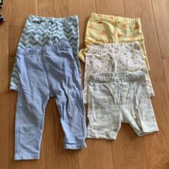 ✡値下げ✡UNIQLO ベビー レギンス パンツ 5点セット まとめ売り　80のサムネイル