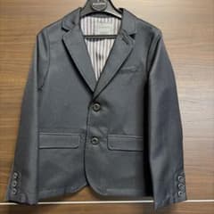 キッズ フォーマルスーツ 3点セット ネイビー　130cmのサムネイル