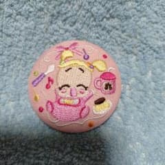 おジャ魔女どれみ　缶バッジ　刺繍缶バッジのサムネイル