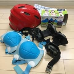 【フラッシュローラー（ラングスジャパン）】【ひざパット】【ヘルメット】3点セットのサムネイル