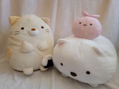 스미코 시로쿠마&고양이 봉제인형[대]세트 덤 첨부