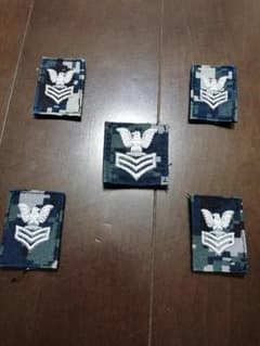 米海軍NWU制服パッチ５枚セットのサムネイル