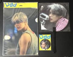 SHINee シャイニー テミン 雑誌 うちわ クリアファイル CD FC盤 3点セット】SHINee テミン⭐️Odd クリアファイル＋うちわ ＋ミラー
