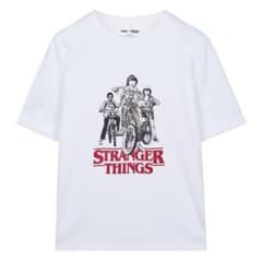【L】ストレンジャーシングスTEE_WHTのサムネイル