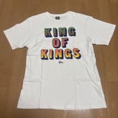 STUSSY KING OF KINGS ロゴTシャツ M 白 - メルカリ