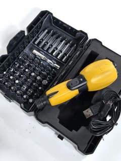 【訳あり価格】電ドラ 3.6V 45種類ビットセット ★充電１回のみ★のサムネイル