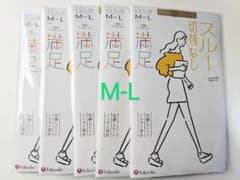 満足　スルー切り替えなし　ベールベージュ　福助　ストッキング　M-Lのサムネイル