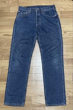 Levi's 501 ダークブルー ストレートジーンズ W32 L32のサムネイル