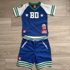 BABYDOLL セットアップ ブルー Ｔシャツ ハーフパンツのサムネイル